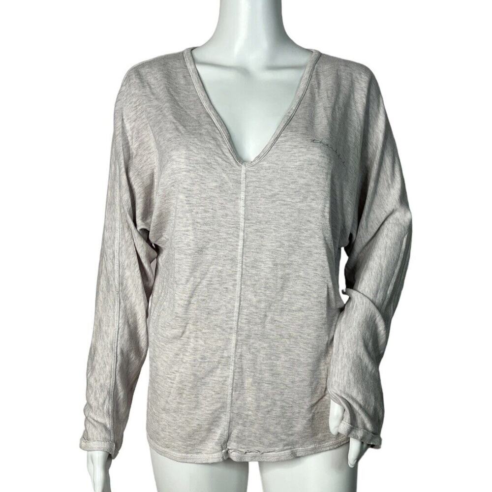 Good Hyouman Shirt Womens Pink Gray Thankful Sweatshirt Everyday Casual‎ Small